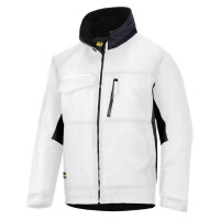 Snickers Workwear Handwerker Winter-Arbeitsjacke, Rip-Stop, 1128, Farbe White/Black, Größe XL Regular