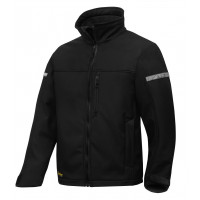 Snickers Workwear AllroundWork Softshell Arbeitsjacke, 1200, Farbe Black, Größe XXXL