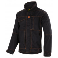 Snickers Workwear Flammschutz Arbeitsjacke, 1557, Farbe Black, Größe XXL Regular