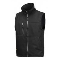 Snickers Workwear Profil Softshell Arbeitsweste, 4511, Farbe Black, Größe XXL Regular