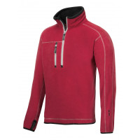 Snickers Workwear A.I.S. Fleece Troyer, 8013, Farbe Chili Red/Base, Größe XXL