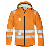 Snickers Workwear High-Vis PU Regen-Arbeitsjacke, Klasse 3, 8233