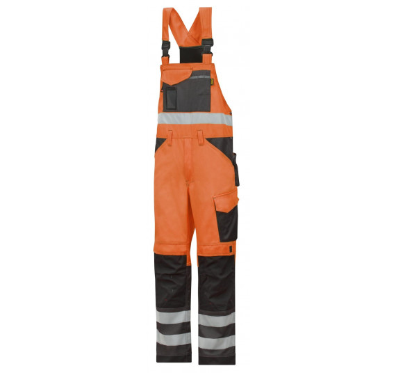 Snickers Workwear Warnschutz Arbeitslatzhose, Klasse 22, 0113