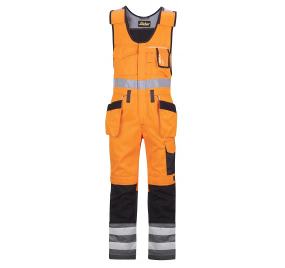 Snickers Workwear High-Vis Kombi-Arbeitshose m. Holstertaschen, Klasse 2, 0213