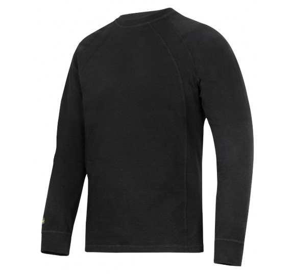 Snickers Workwear Langarm T-Shirt, 2402, Farbe Black, Größe XL