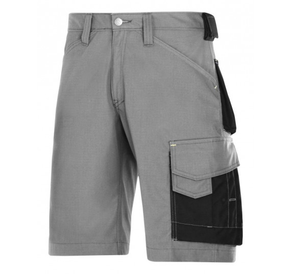 Snickers Workwear Arbeitsshorts, Rip Stop, 3123, Farbe Grey/Black, Größe 46