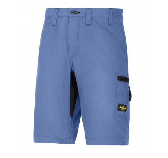 Snickers Workwear LiteWork, 37.5 Arbeitsshorts, 6102, Farbe Cloud Blue/Black, Größe 50