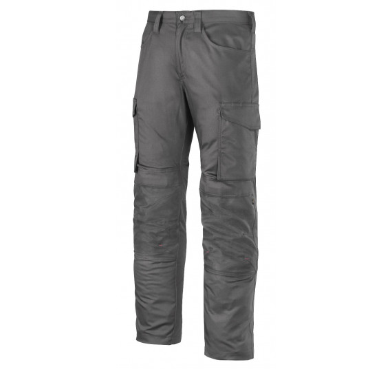 Snickers Workwear Service Arbeitshose mit Knee Guard, 6801, Farbe Steel Grey, Größe 44