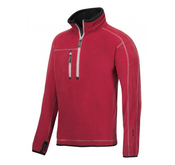 Snickers Workwear A.I.S. Fleece Troyer, 8013, Farbe Chili Red/Base, Größe XXL